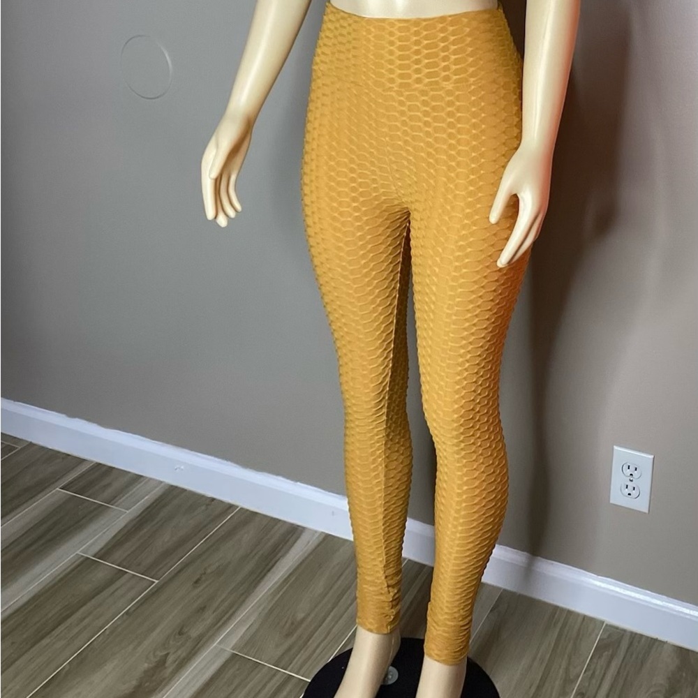 Textured Honeycomb Leggings